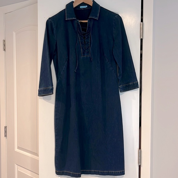 J. McLaughlin Denim Dress - Picture 1 of 5